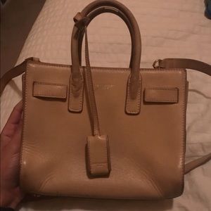 Yves Saint Laurent original beige bag
